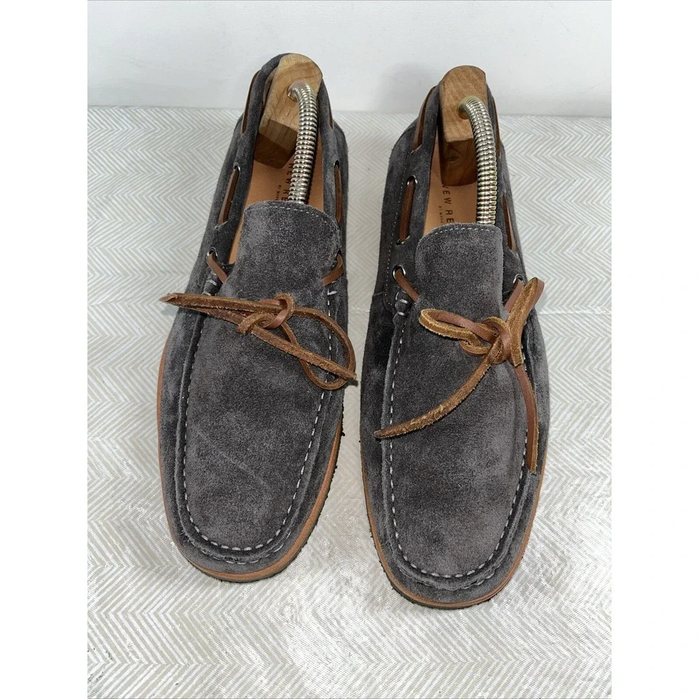 NEW REPUBLIC Flynn Boat Suede Casual Gray Shoe Size 11‎ Mocasines Comfort Style